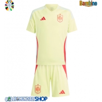 Maglie da calcio Spagna Seconda Maglia Bambino Europei 2024 Manica Corta (+ Pantaloni corti)